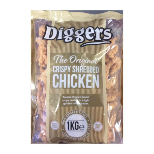 Diggers Shredded Chicken 1kg - CMKfoods